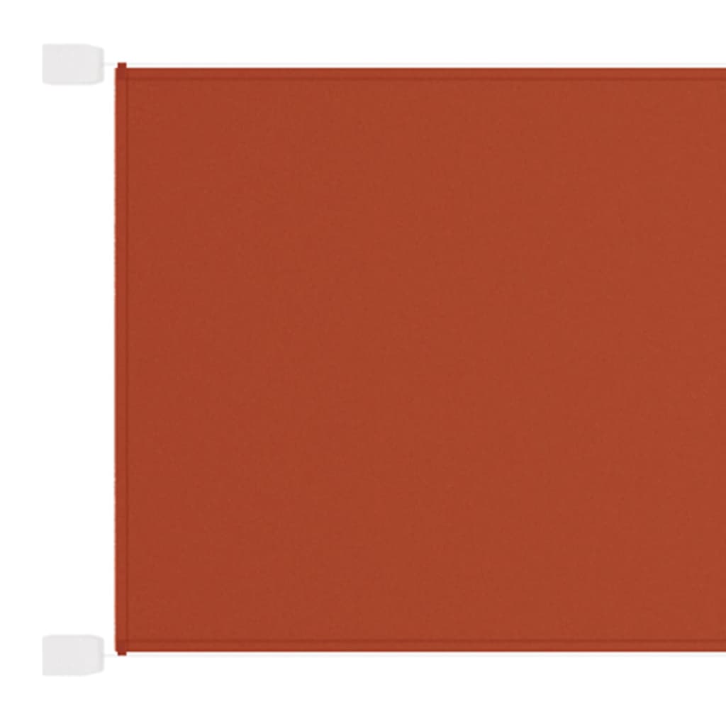 vidaXL Vertical Awning Terracotta 100x800 cm Oxford Fabric