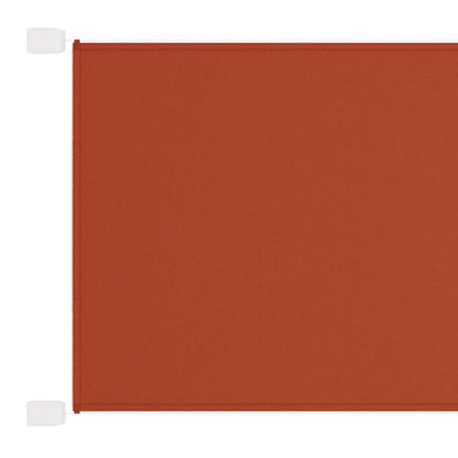 vidaXL Vertical Awning Terracotta 100x800 cm Oxford Fabric