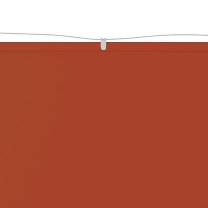 vidaXL Vertical Awning Terracotta 100x800 cm Oxford Fabric