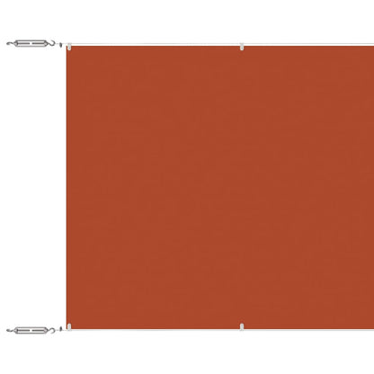 vidaXL Vertical Awning Terracotta 100x1200 cm Oxford Fabric