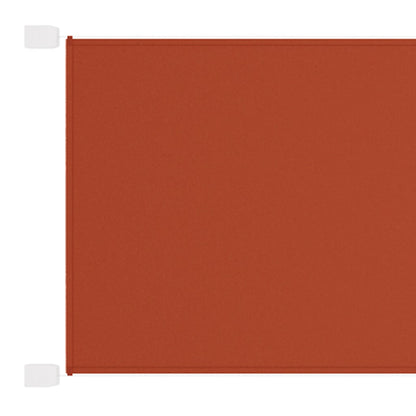 148362 vidaXL Vertical Awning Terracotta 140x420 cm Oxford Fabric