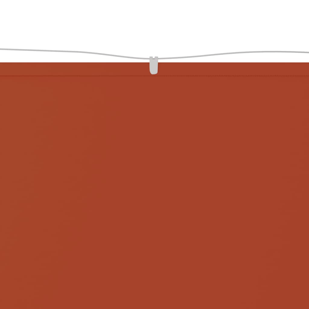 vidaXL Vertical Awning Terracotta 140x420 cm Oxford Fabric