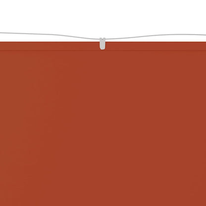 148362 vidaXL Vertical Awning Terracotta 140x420 cm Oxford Fabric
