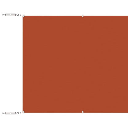 vidaXL Vertical Awning Terracotta 140x800 cm Oxford Fabric