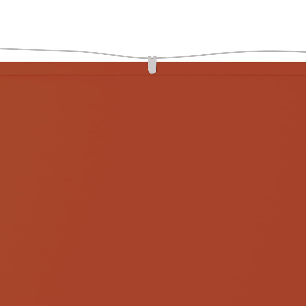 vidaXL Vertical Awning Terracotta 140x800 cm Oxford Fabric
