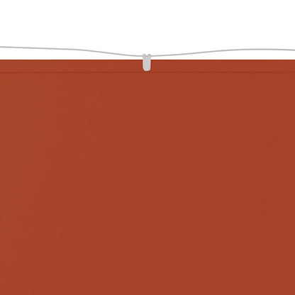vidaXL Vertical Awning Terracotta 140x800 cm Oxford Fabric