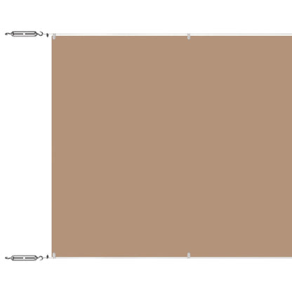 vidaXL Vertical Awning Taupe 100x1000 cm Oxford Fabric