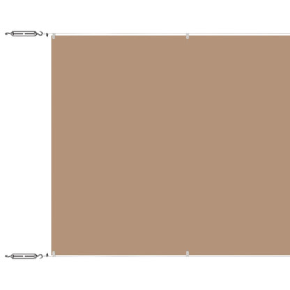 vidaXL Vertical Awning Taupe 140x800 cm Oxford Fabric