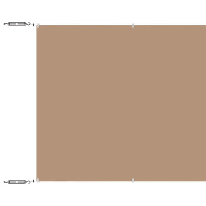 vidaXL Vertical Awning Taupe 180x1000 cm Oxford Fabric