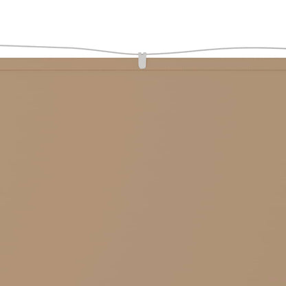 vidaXL Vertical Awning Taupe 180x1000 cm Oxford Fabric
