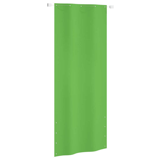 148514 vidaXL Balcony Screen Light Green 100x240 cm Oxford Fabric