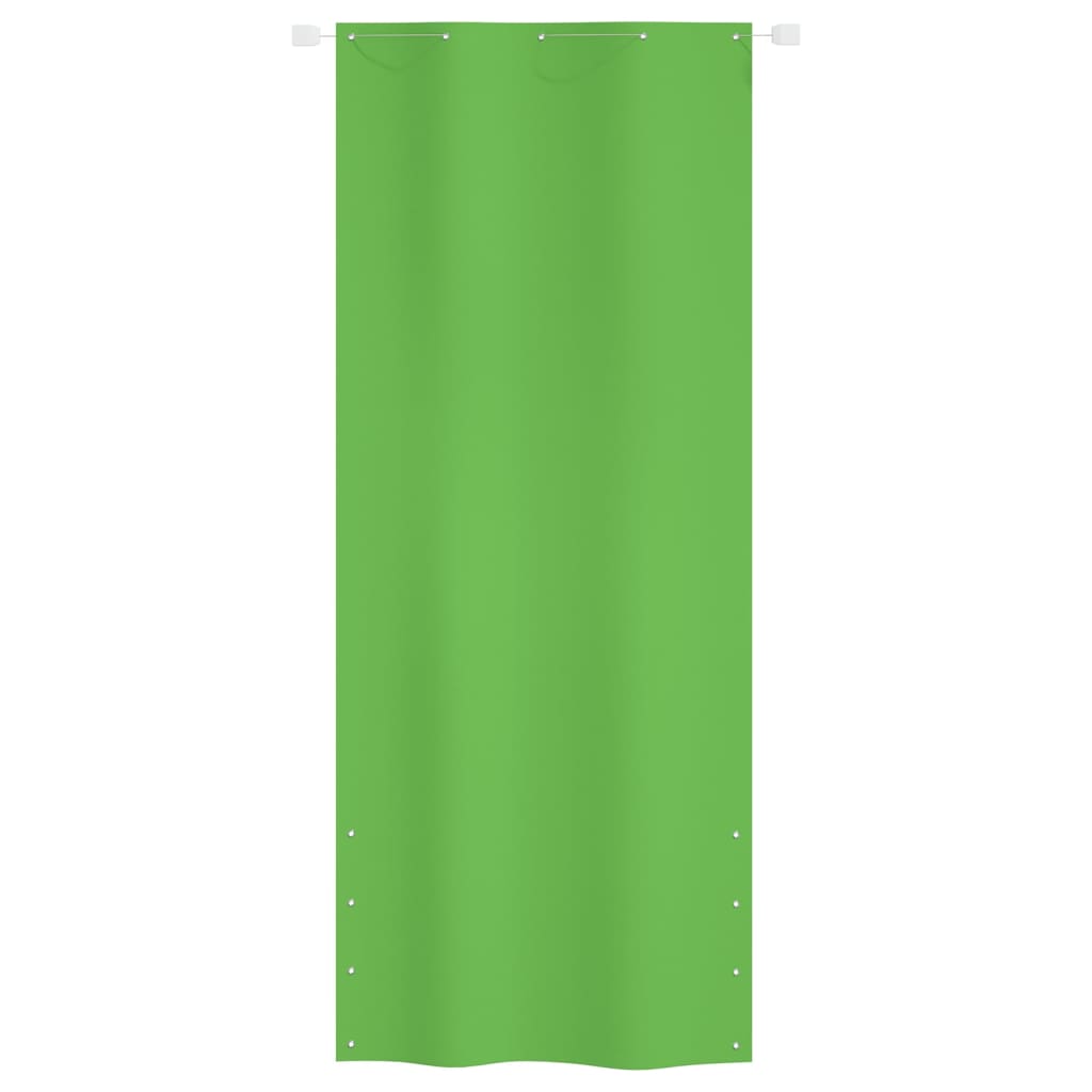 vidaXL Balcony Screen Light Green 100x240 cm Oxford Fabric