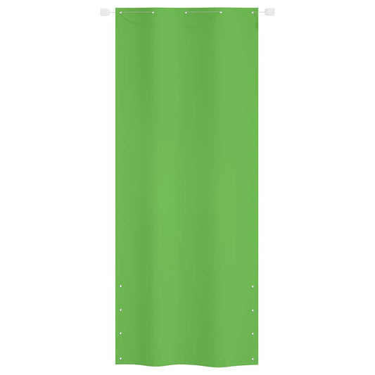 148514 vidaXL Balcony Screen Light Green 100x240 cm Oxford Fabric