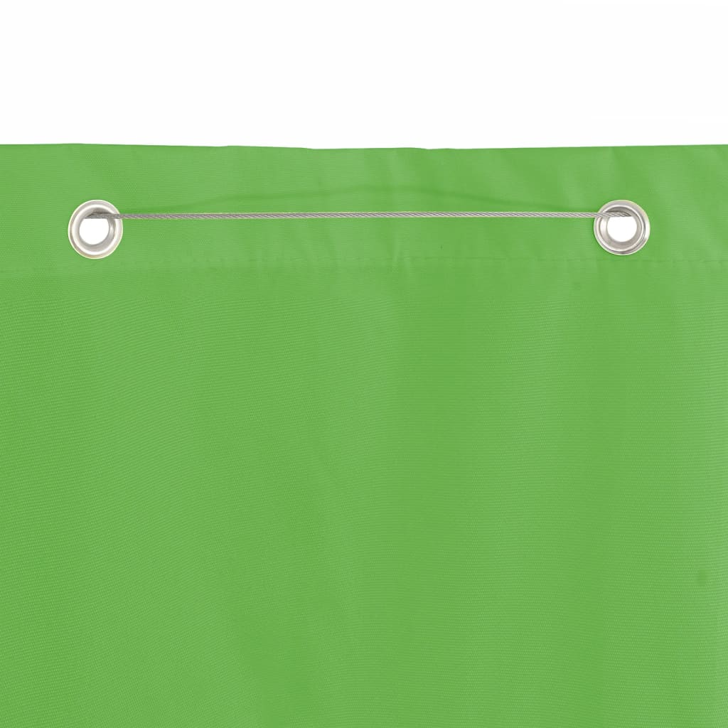vidaXL Balcony Screen Light Green 100x240 cm Oxford Fabric