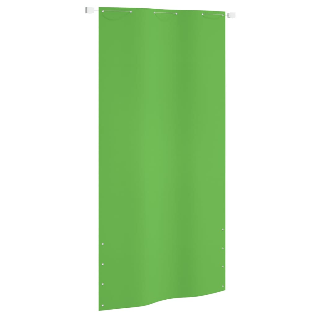148515 vidaXL Balcony Screen Light Green 120x240 cm Oxford Fabric
