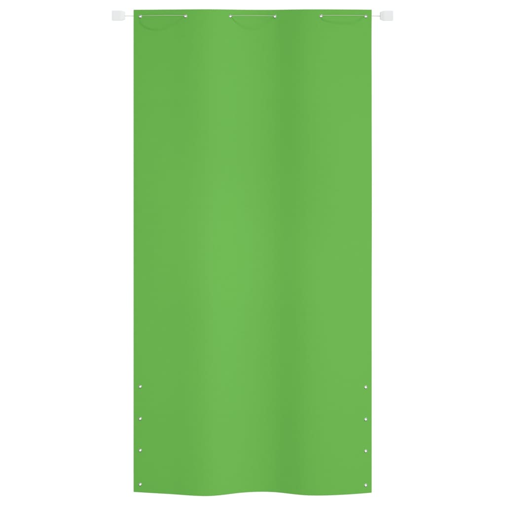 vidaXL Balcony Screen Light Green 120x240 cm Oxford Fabric