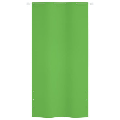 vidaXL Balcony Screen Light Green 120x240 cm Oxford Fabric