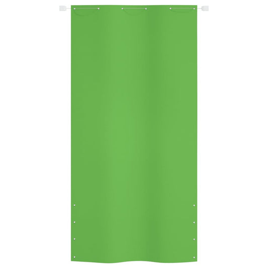 vidaXL Balcony Screen Light Green 120x240 cm Oxford Fabric
