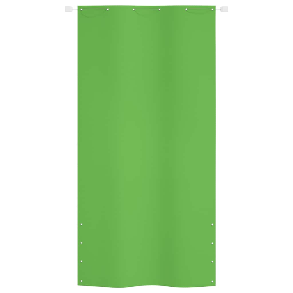148515 vidaXL Balcony Screen Light Green 120x240 cm Oxford Fabric