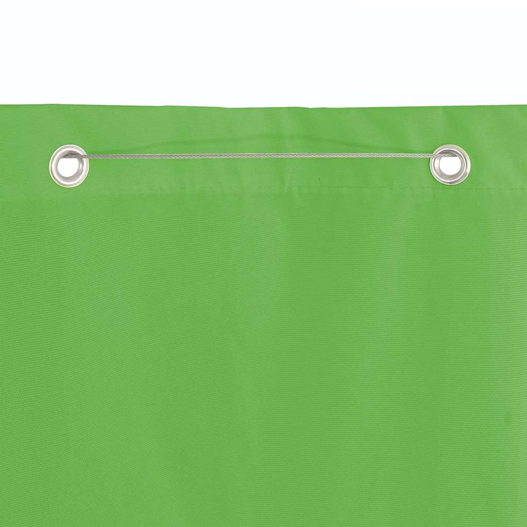 148516 vidaXL Balcony Screen Light Green 140x240 cm Oxford Fabric