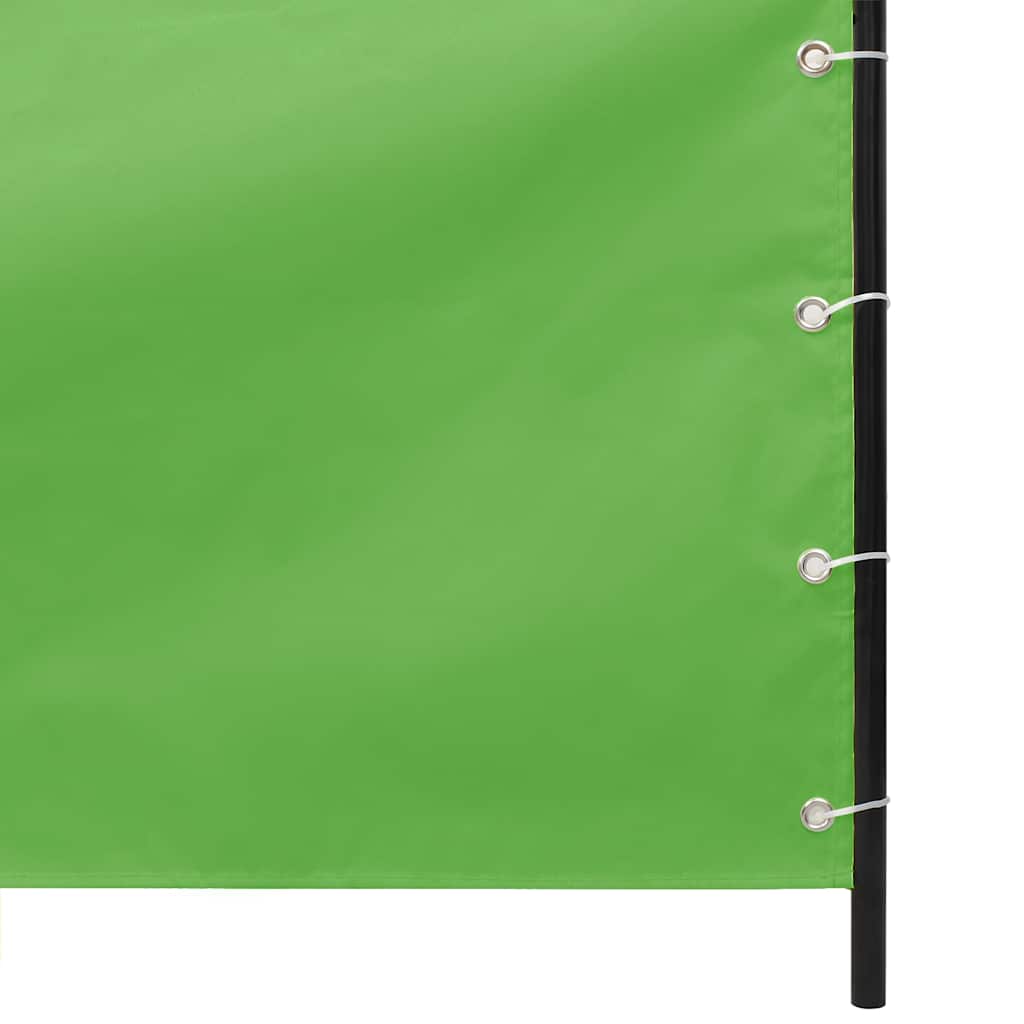 148516 vidaXL Balcony Screen Light Green 140x240 cm Oxford Fabric