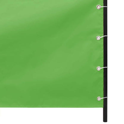 148516 vidaXL Balcony Screen Light Green 140x240 cm Oxford Fabric