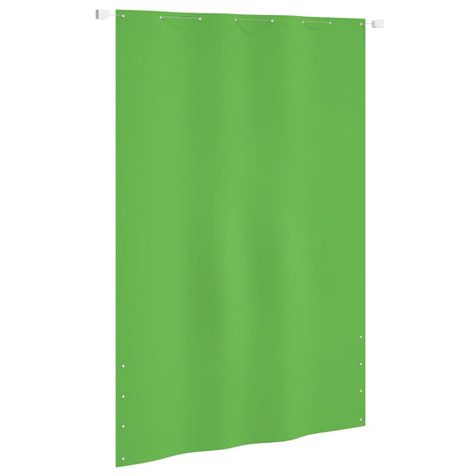 148517 vidaXL Balcony Screen Light Green 160x240 cm Oxford Fabric