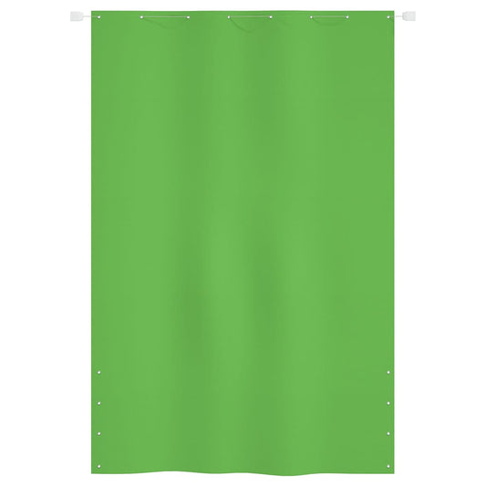 148517 vidaXL Balcony Screen Light Green 160x240 cm Oxford Fabric
