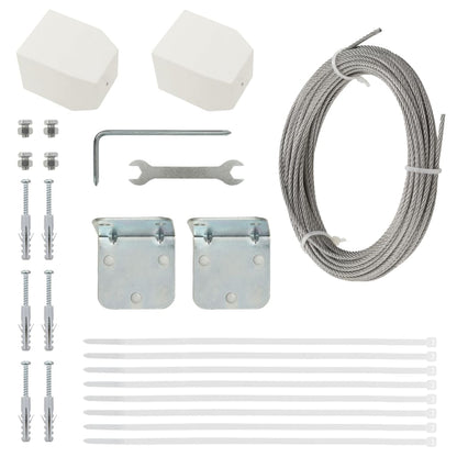 vidaXL Balcony Screen Blue 140x240 cm Oxford Fabric