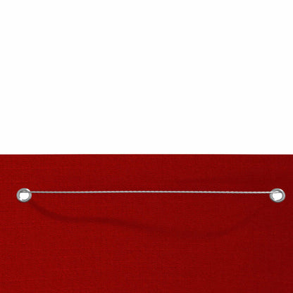148543 vidaXL Balcony Screen Red 80x240 cm Oxford Fabric
