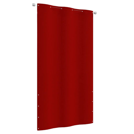 148545 vidaXL Balcony Screen Red 120x240 cm Oxford Fabric