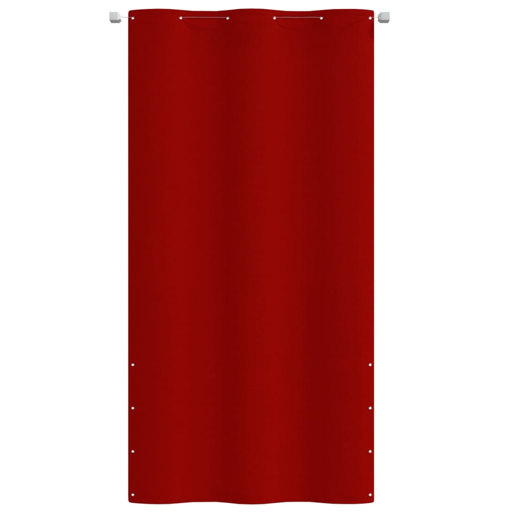 vidaXL Balcony Screen Red 120x240 cm Oxford Fabric