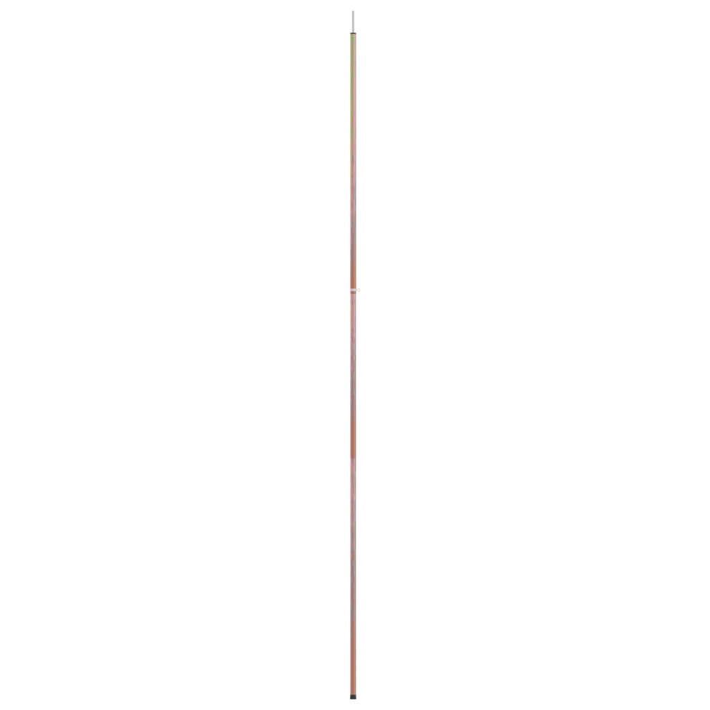 vidaXL Telescopic Tent Pole with Length of 170-255 cm Galvanised Steel