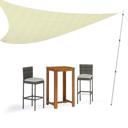 315219 vidaXL Telescopic Tarp Poles with Length of 102-260 cm 2 pcs Aluminum