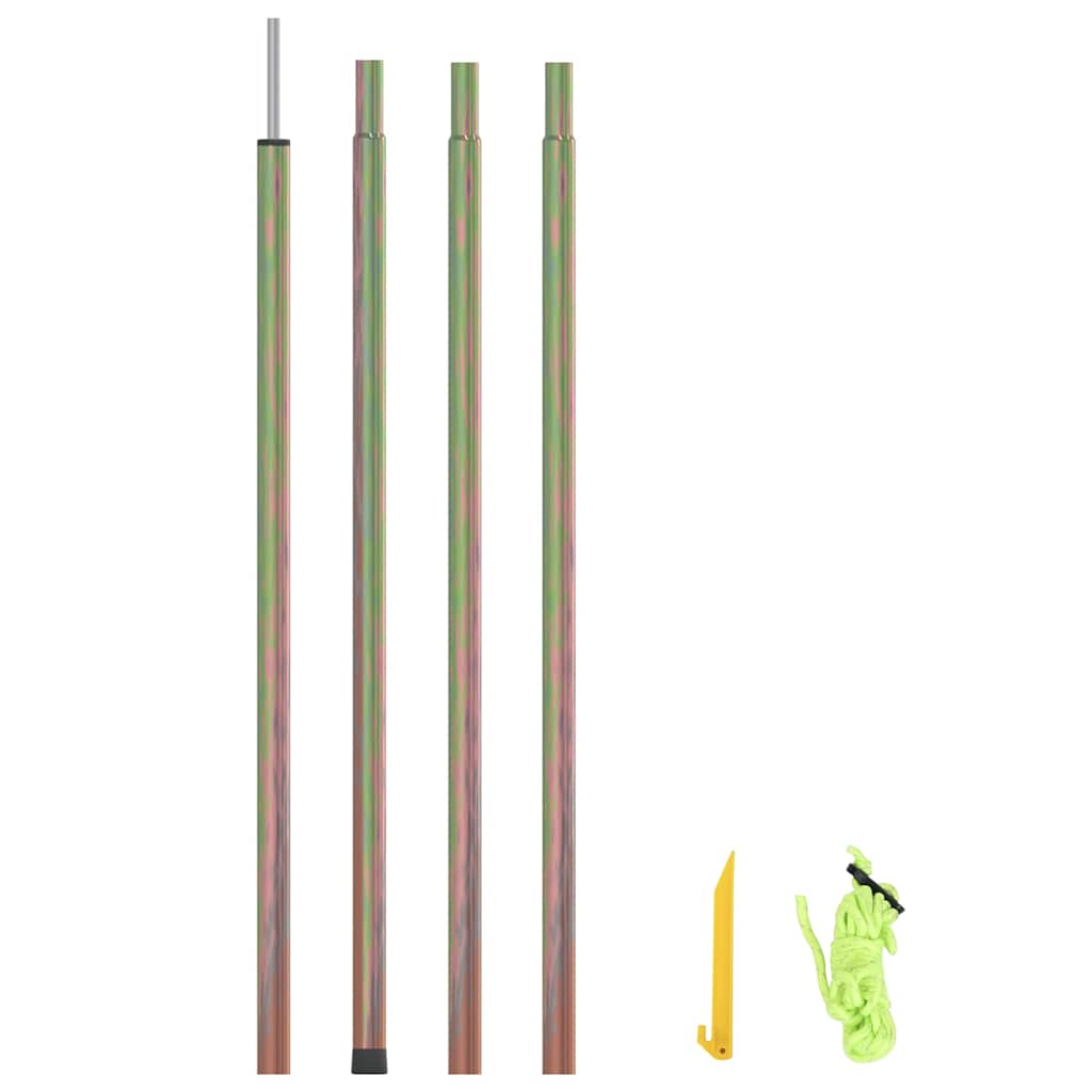 vidaXL Sunshade Sail Pole 250 cm Galvanised Steel