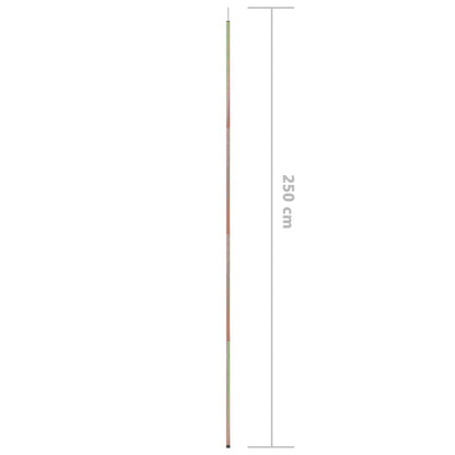 vidaXL Sunshade Sail Pole 250 cm Galvanised Steel