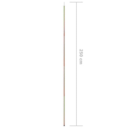 vidaXL Sunshade Sail Pole 250 cm Galvanised Steel