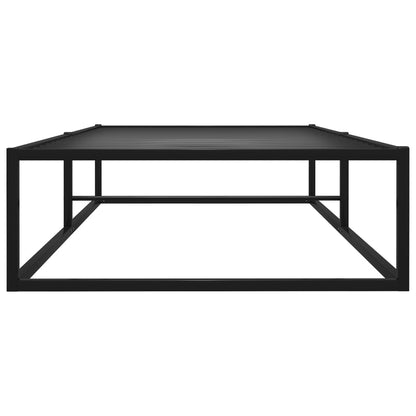 vidaXL Bed Frame | Black | Powder-coated metal | Single | Durable | Bed Frame