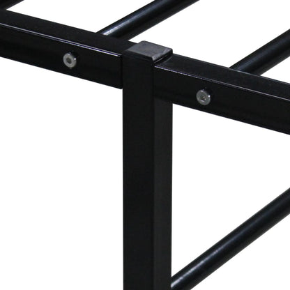 vidaXL Bed Frame | Black | Powder-coated metal | Single | Tough | Bed Frame