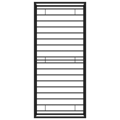 vidaXL Bed Frame | Black | Powder-coated metal | Single | Tough | Bed Frame