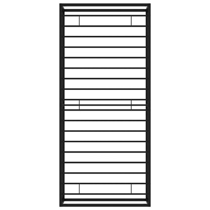 vidaXL Bed Frame without Mattress Black Metal 100x200 cm