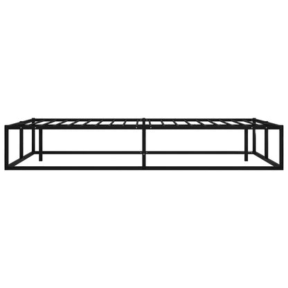 vidaXL Bed Frame | Black | Metal | 120x200 cm | Bed Frame | Rectangular | Modern