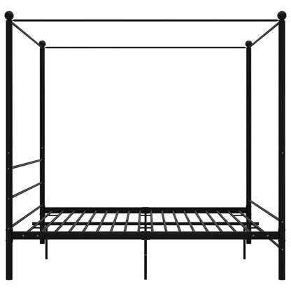 vidaXL Bed Frame | Black | Powder-coated metal | Super King | Bed Frame