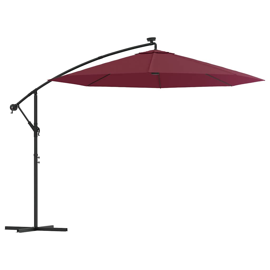 vidaXL Cantilever Garden Parasol | Wine Red | Polyester | Large