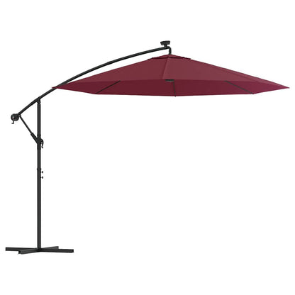 vidaXL Cantilever Garden Parasol | Wine Red | Polyester | Large