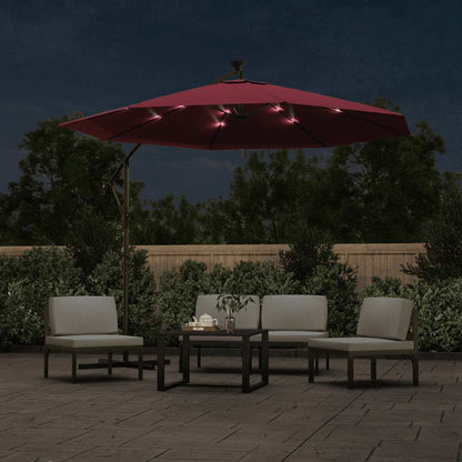 vidaXL Cantilever Garden Parasol | Wine Red | Polyester | Large
