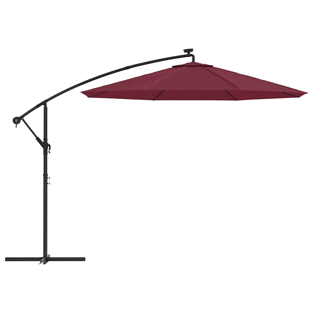vidaXL Cantilever Garden Parasol | Wine Red | Polyester | Large
