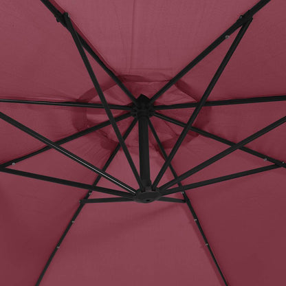vidaXL Cantilever Garden Parasol | Wine Red | Polyester | Large