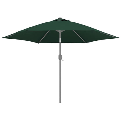 vidaXL Replacement Fabric for Outdoor Parasol Green 300 cm