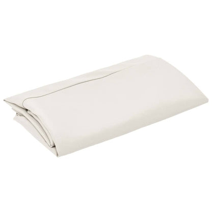 vidaXL Replacement Fabric for Outdoor Parasol Sand White 300 cm